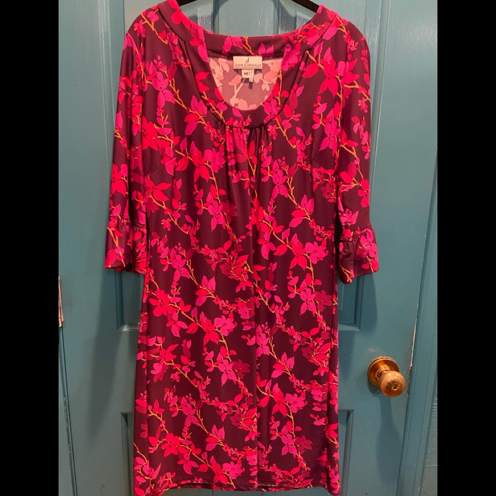Jude Connally ruffle sleeve dress